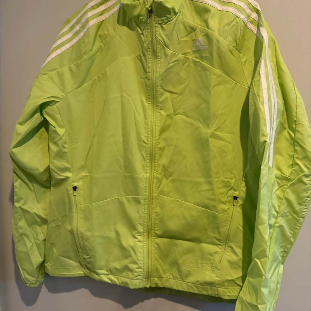 Adidas Neon Green Track Jacket